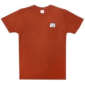 COPY - Lord Nermal Pocket Tee Size Small Men (Cotta Orange) RIPNDIP Clothing